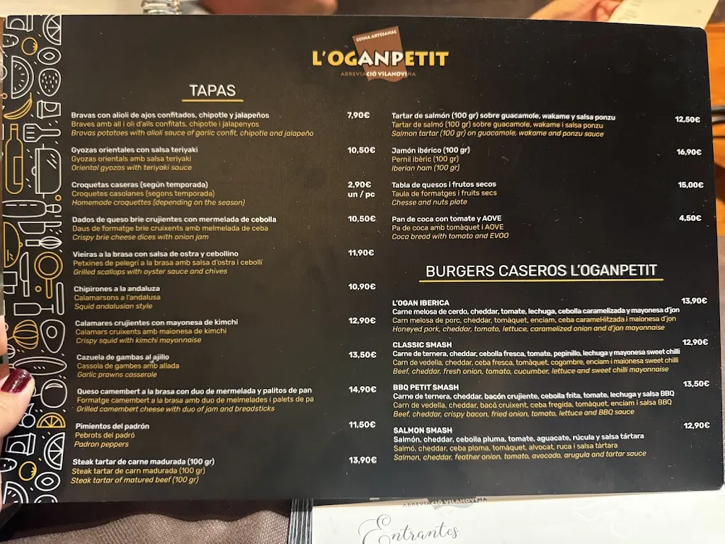 Menu_L'Oganpetit_Vilanova i la Geltrú_image_1