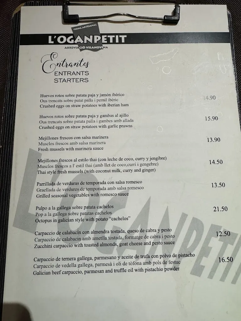 Menu_L'Oganpetit_Vilanova i la Geltrú_image_2