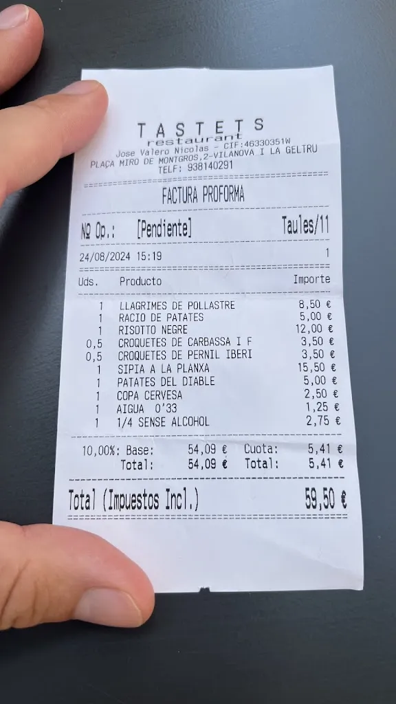 Iaroslav Gryshaiev_Tastets_Vilanova i la Geltrú_review