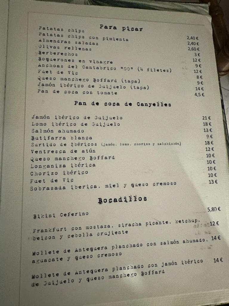 Menu_Restaurant Ceferino_Vilanova i la Geltrú_immagine_1