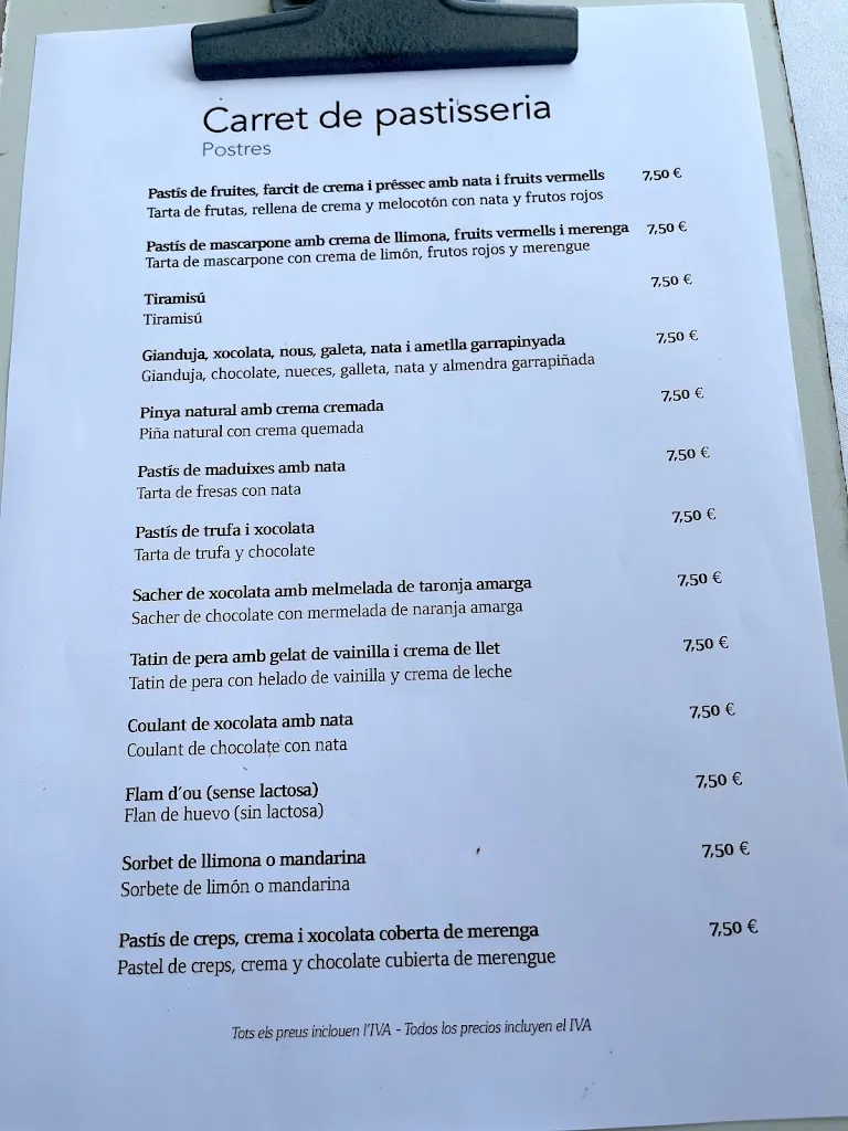 Menu_Restaurant La Cucanya_Vilanova i la Geltrú_image_4
