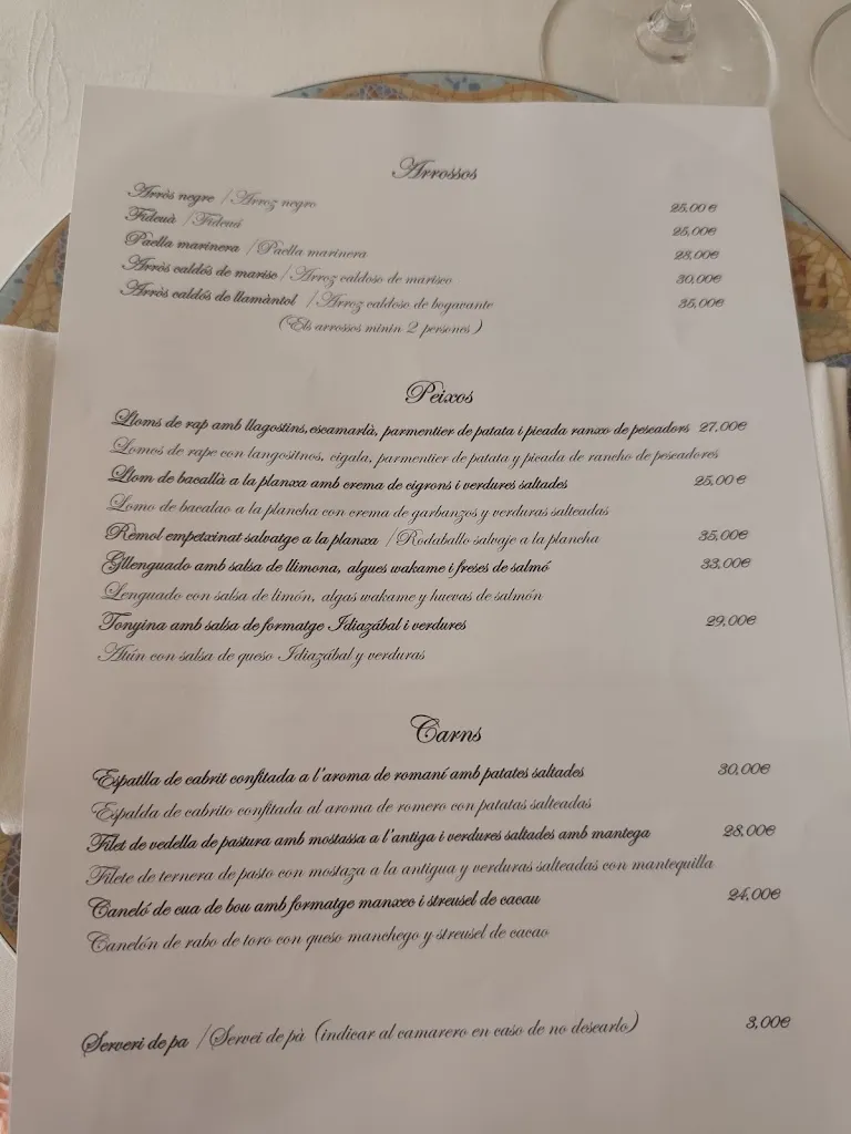 Menu_RESTAURANT MAREJOL_Vilanova i la Geltrú_image_2