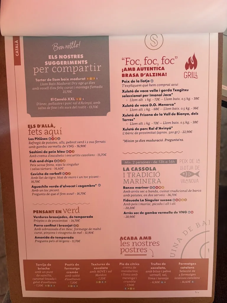 Menu_Restaurant La Singular_Vilanova i la Geltrú_image_4