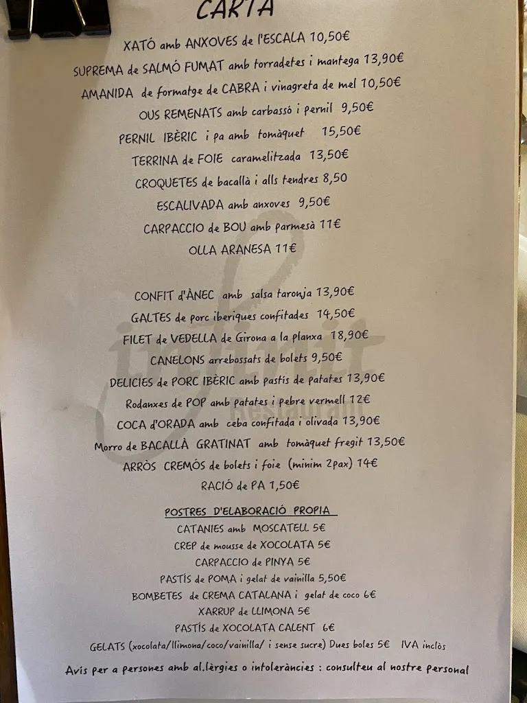Menu_RESTAURANT INFINIT_Vilanova i la Geltrú_image_3