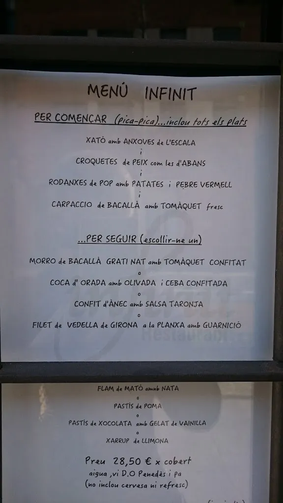 Menu_RESTAURANT INFINIT_Vilanova i la Geltrú_image_4