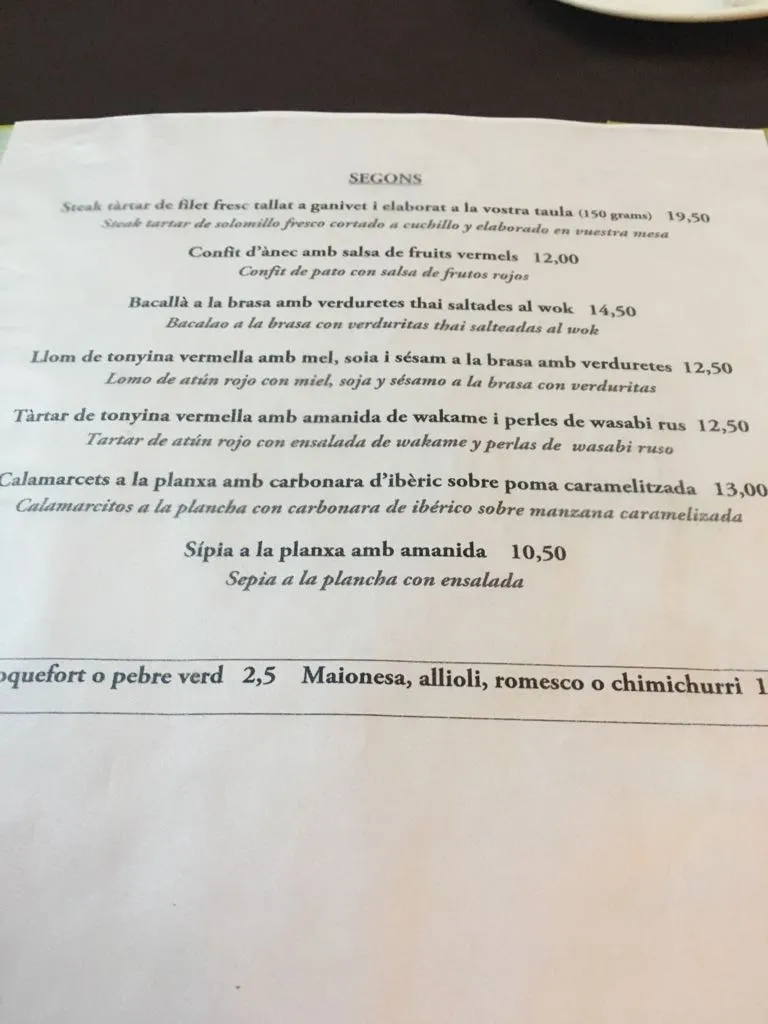 Menu_Restaurant Hostal la Treva_Vilanova i la Geltrú_image_3