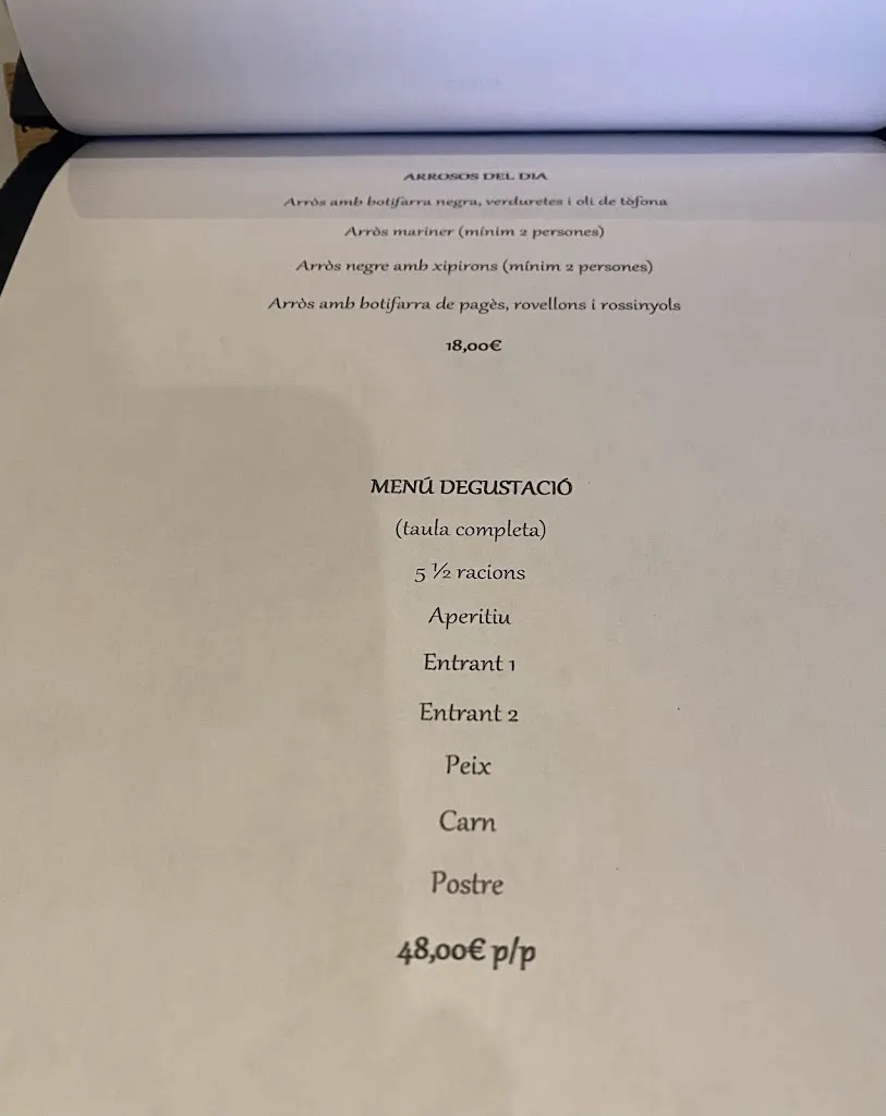 Menu_GAS26 restaurant_Vilanova i la Geltrú_image_4