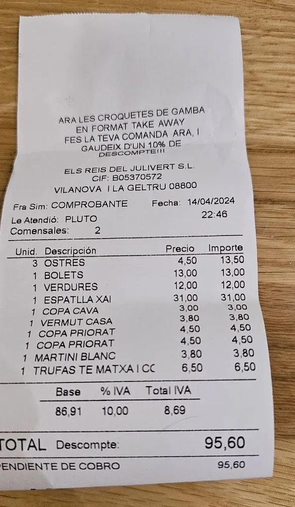 Jee Dee_Restaurante Sa barra_Vilanova i la Geltrú_recensione