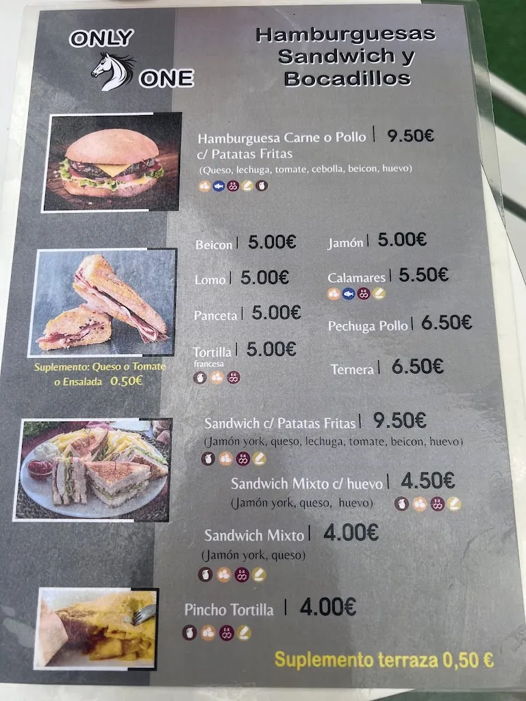 Menu_Only One_Artzentales_image_1