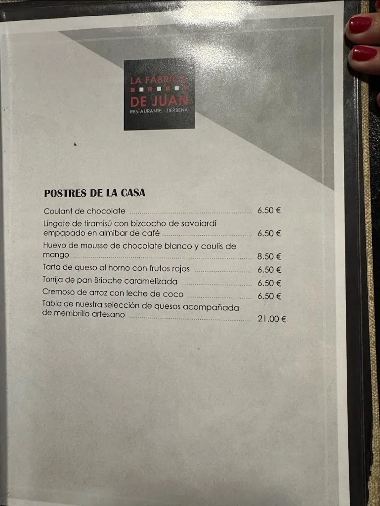 Menu_La Fábrica de Juan jatetxea_Abanto y Ciérvana-Abanto Zierbena_immagine_2