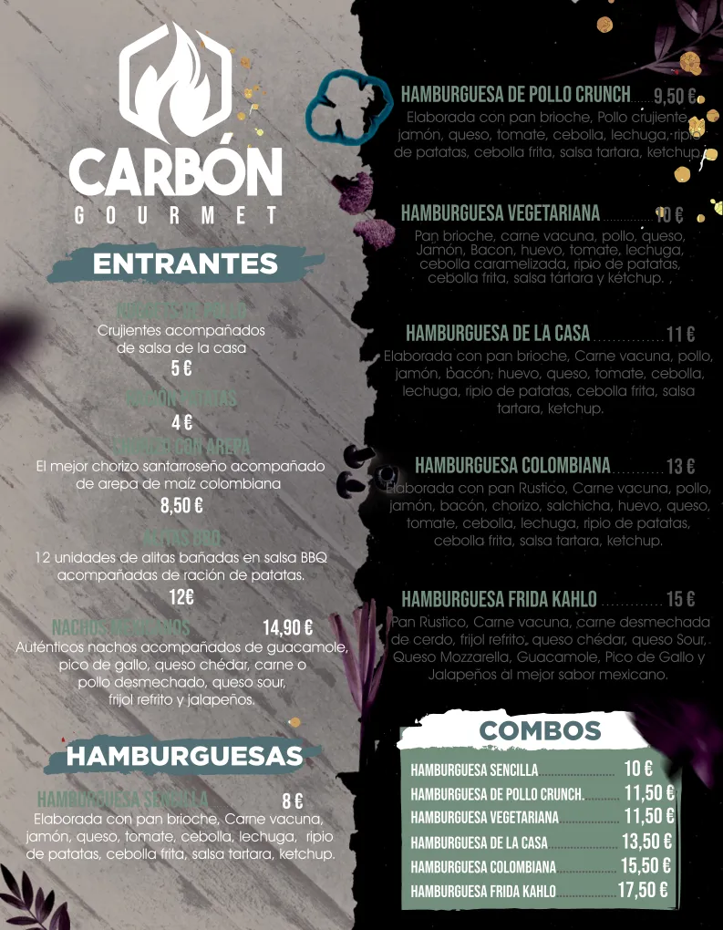 Menu_Carbón Gourmet_Arrigorriaga_immagine_1