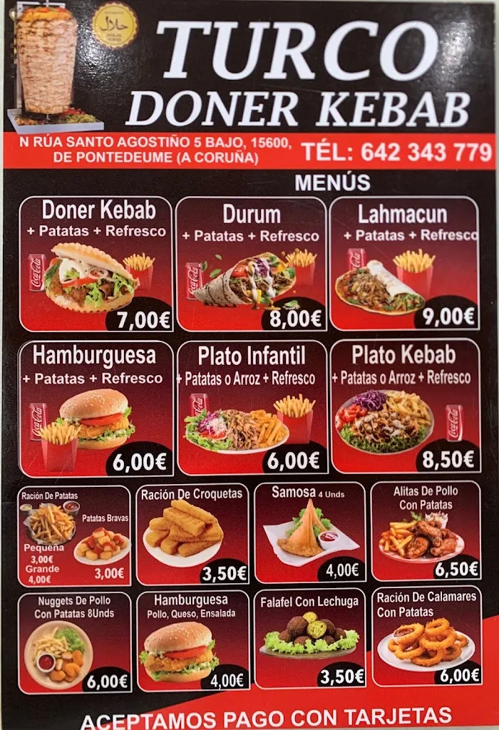 Menu_Turco doner kebab_Pontedeume_image_1
