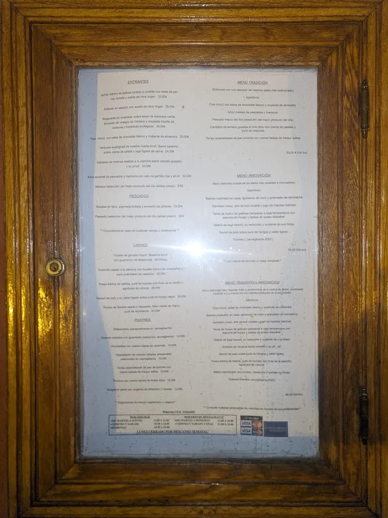 Menu_Restaurante Jauregibarria Jatetxea_Amorebieta-Etxano_image_1
