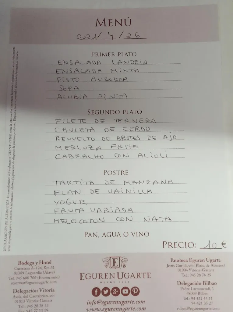 Menu_Bar restaurante Auzokoa jatetxea_Amorebieta-Etxano_image_1