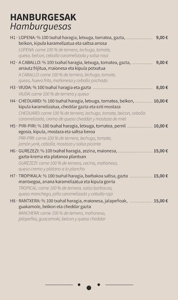 Menu_Bar Lopena Food & Drink_Amorebieta-Etxano_image_3