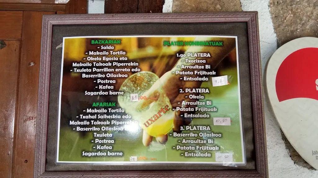 Menu_Sidrería Bodega Restaurante UXARTE Sagardaogintza_Amorebieta-Etxano_image_2