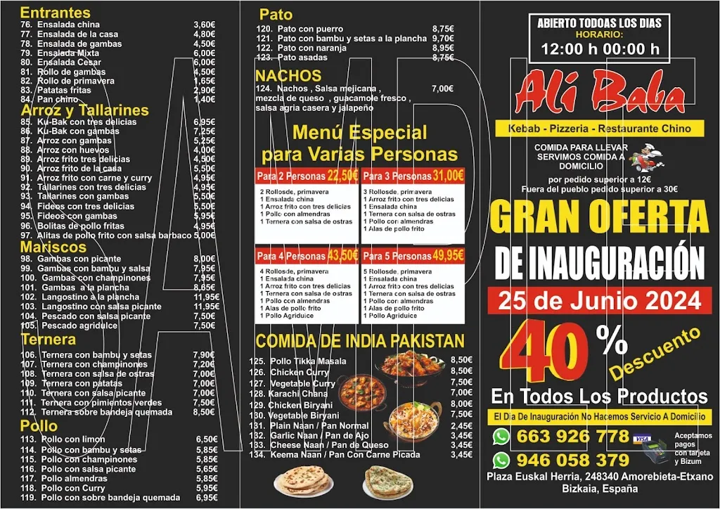 Menu_Restaurante Ali Baba Fast Food_Amorebieta-Etxano_image_2