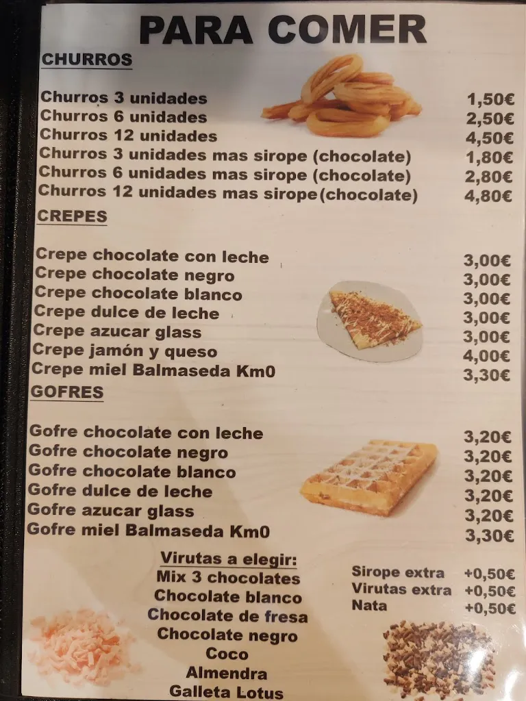 Menu_Chocolate Fountain_Balmaseda_image_1