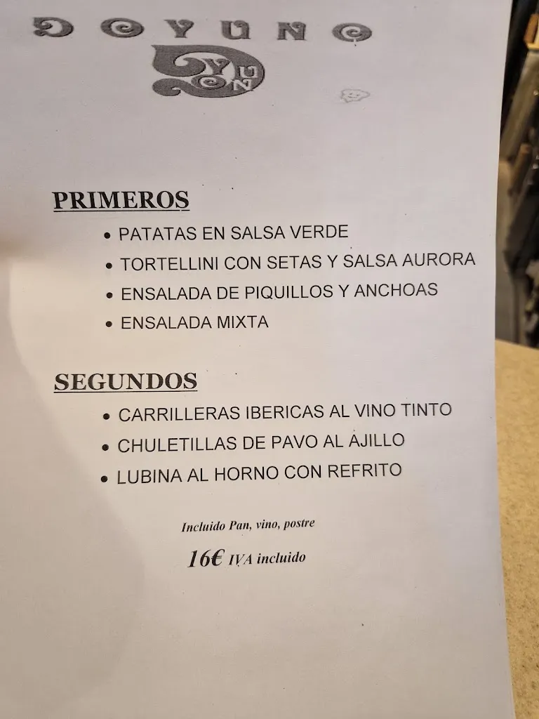 Menu_Restaurante DOYUNO CAFÉ._Barakaldo_image_1