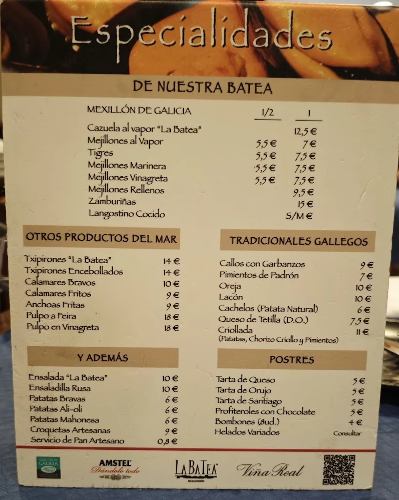 Menu_La Batea Mejillonerías Barakaldo_Barakaldo_image_1