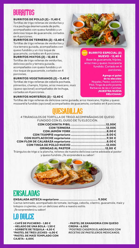 Menu_Cantina Mexicana Las Marías Barakaldo_Barakaldo_image_3