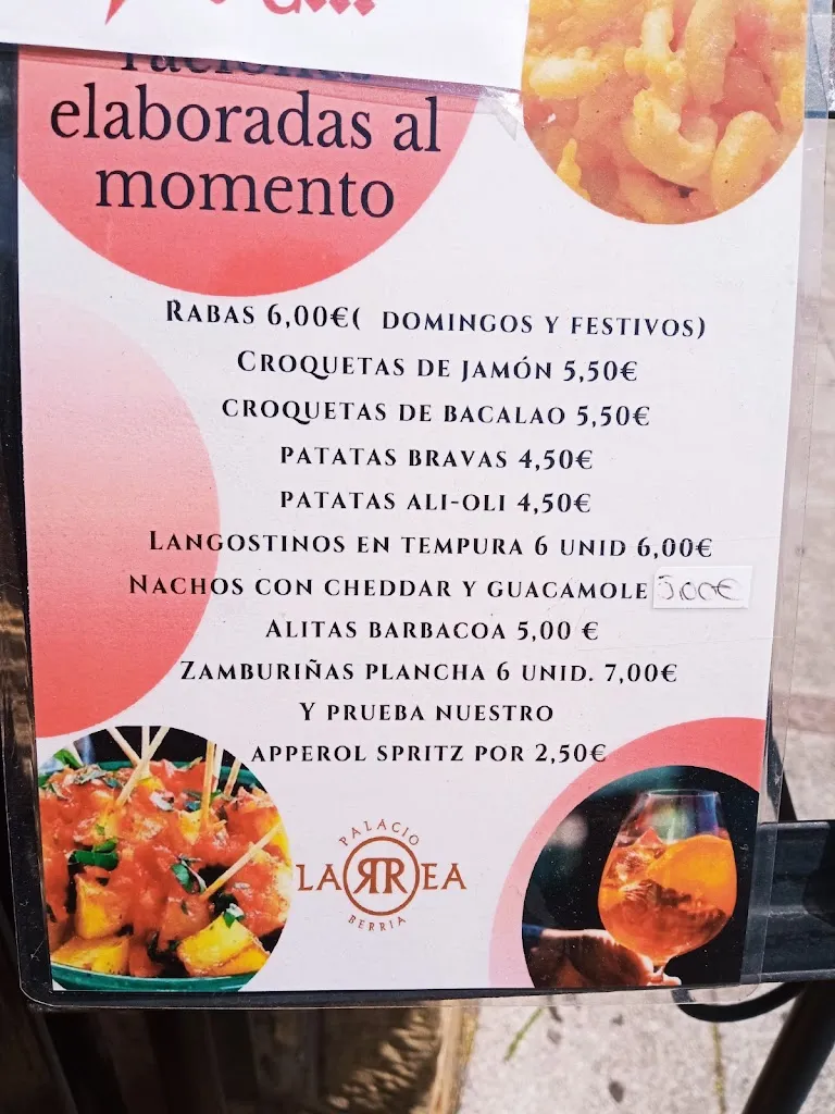 Menu_Restaurante Palacio Larrea Berria_Barakaldo_image_1