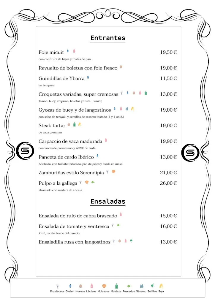 Menu_SERENDIPIA Restaurante._Barakaldo_image_1