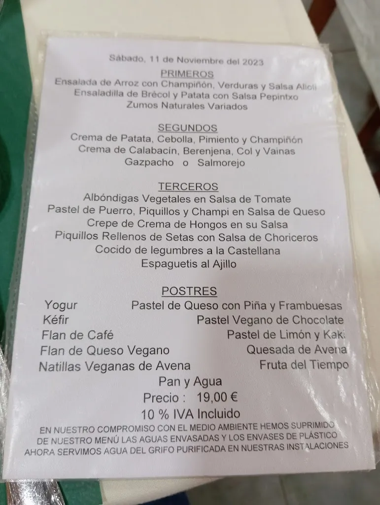 Menu_Restaurante Vegetariano Pepintxo_Barakaldo_image_1