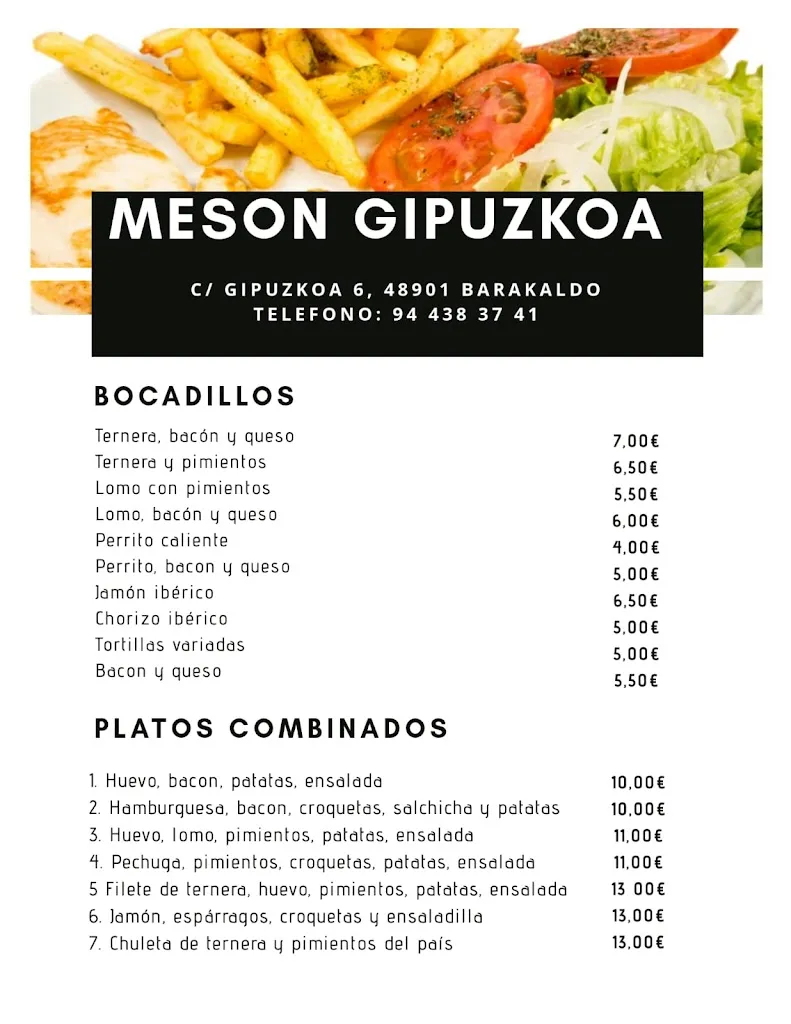 Menu_Mesón Gipuzkoa_Barakaldo_image_2