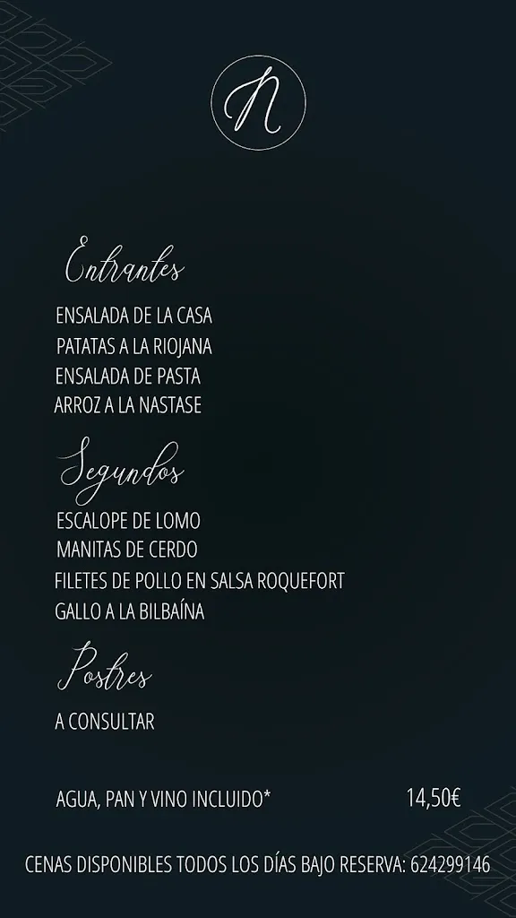 Menu_Restaurante en Basauri - Nastase Gastro Bar_Basauri_image_1