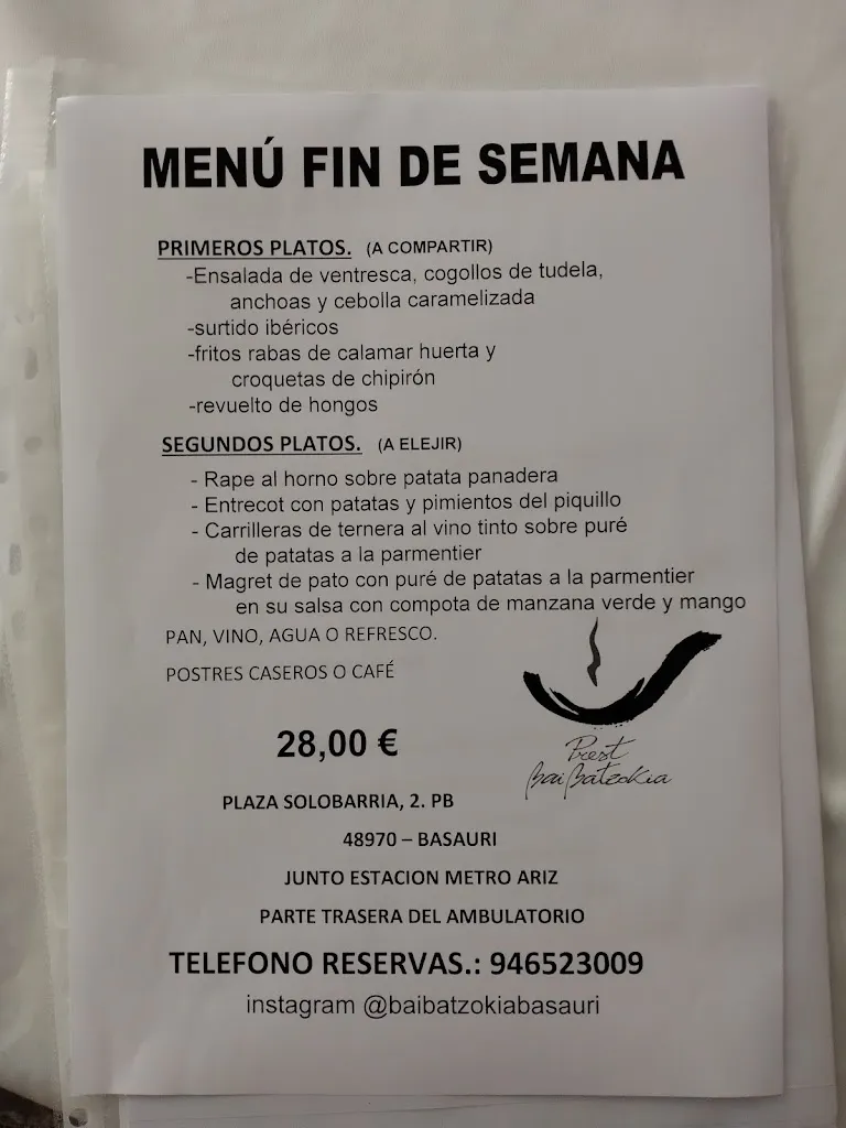 Menü_Basauriko Batzokia_Basauri_Bild_3