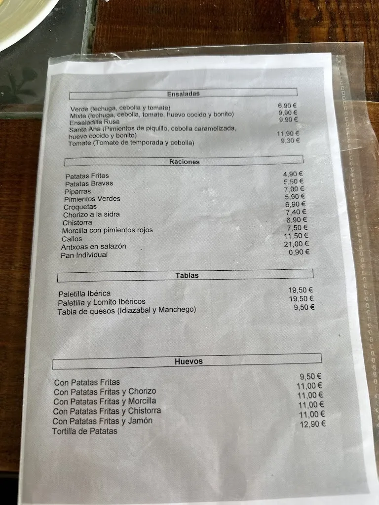 Menu_Cervecera Asador Santa Ana en Berango_Berango_image_1