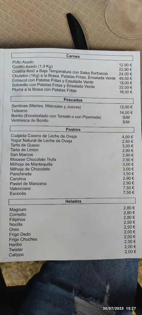 Menu_Cervecera Asador Santa Ana en Berango_Berango_image_2
