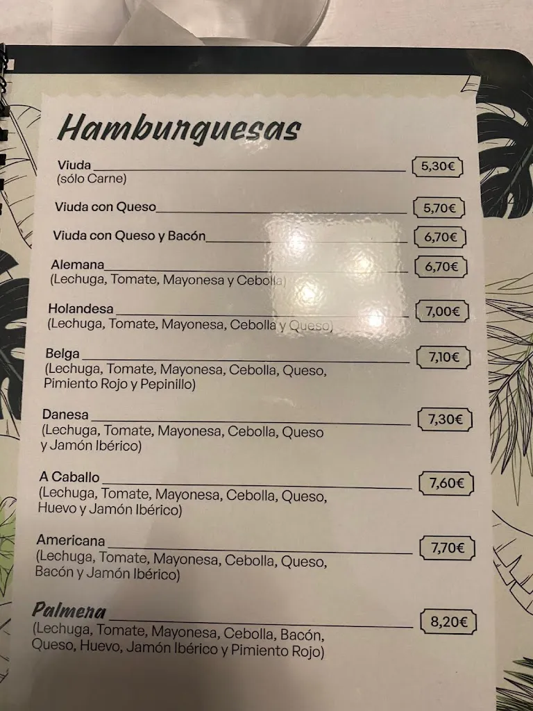 Menu_CERVECERA LA PALMERA BERANGO_Berango_image_3