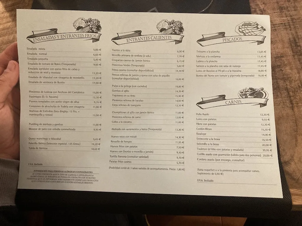 Menu_Cervecera Asador Berango_Berango_immagine_2