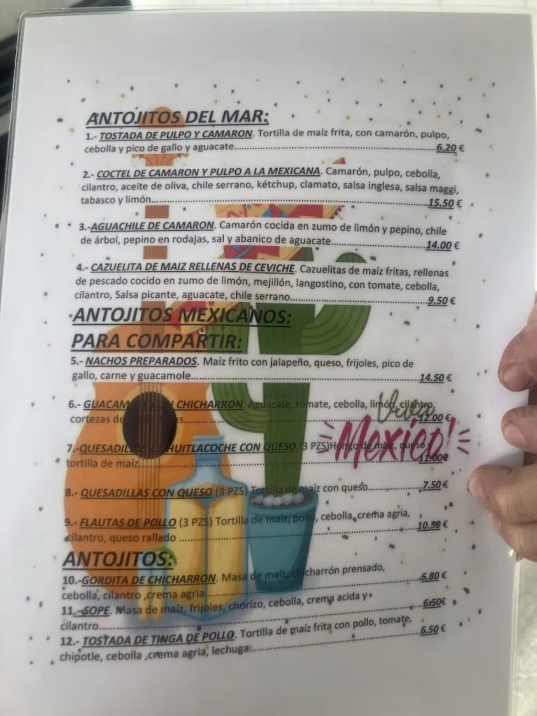 Menu_Bar On Egin Antojitos Mexicanos_Berango_immagine_1