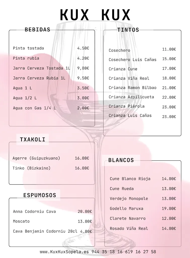 Menü_Kux Kux Sopela_Berango_Bild_1
