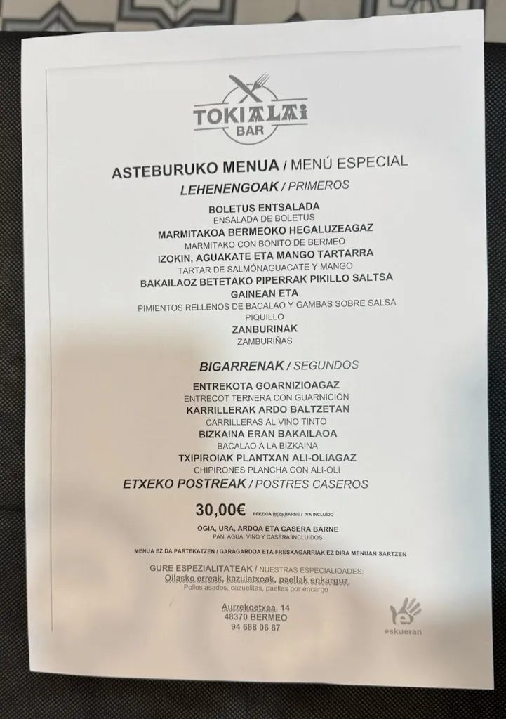 Menu_Bar Toki Alai_Bermeo_image_2