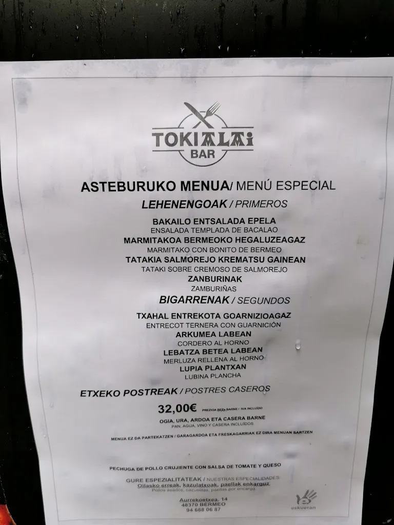 Menu_Bar Toki Alai_Bermeo_image_4