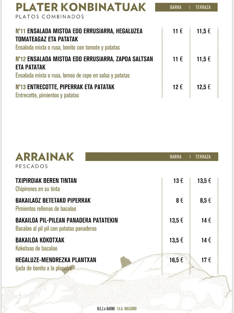 Menu_Ízaro Irish Pub_Bermeo_image_2