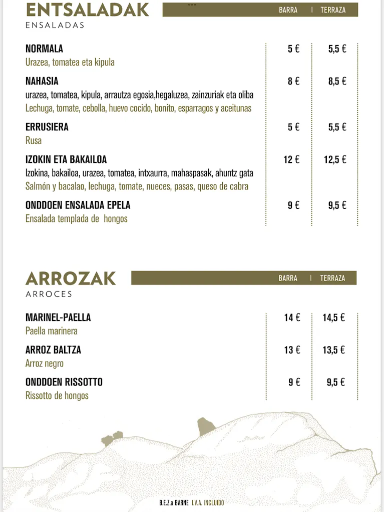 Menu_Ízaro Irish Pub_Bermeo_image_3