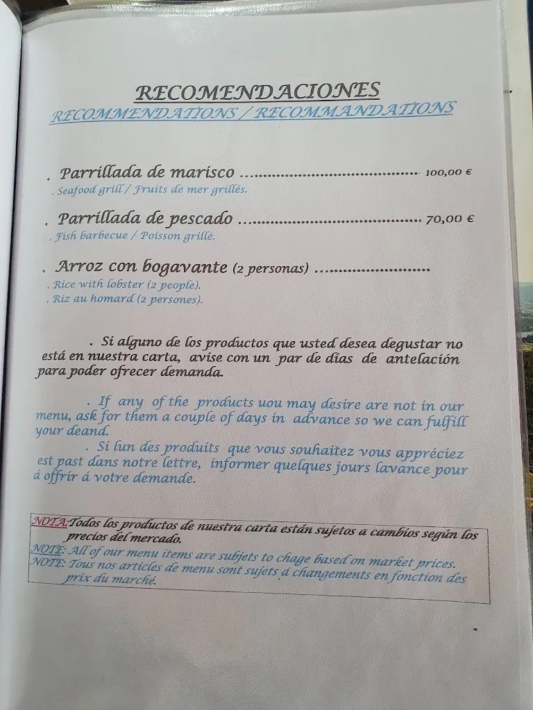 Menu_Restaurante Club Náutico de Ribeira_Ribeira_image_1