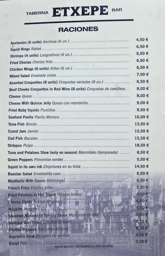 Menu_Etxepe taberna_Bermeo_image_1