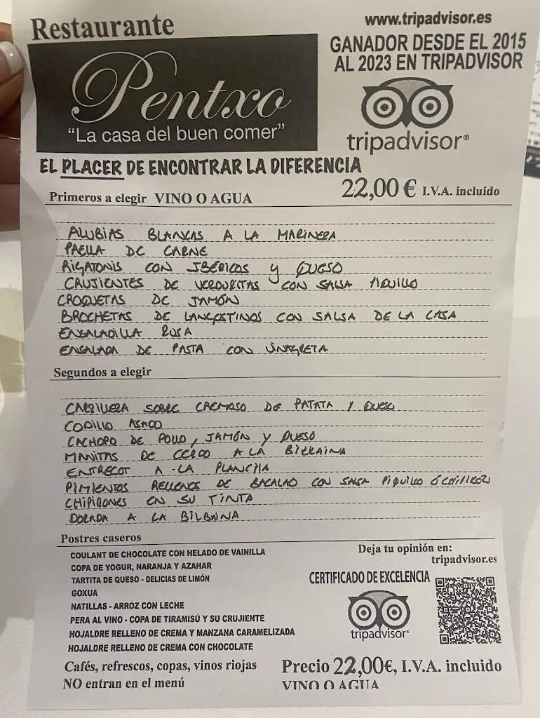 Menu_Restaurante Pentxo_Bilbao_image_2