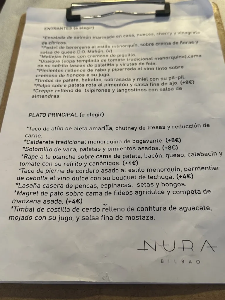 Menu_Nura jatetxea_Bilbao_immagine_3