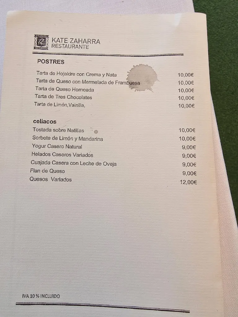 Menu_Kate Zaharra jatetxea_Bilbao_image_3