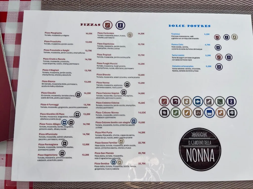 Menu_Il Giardino Della Nonna - Bilbao_Bilbao_image_1