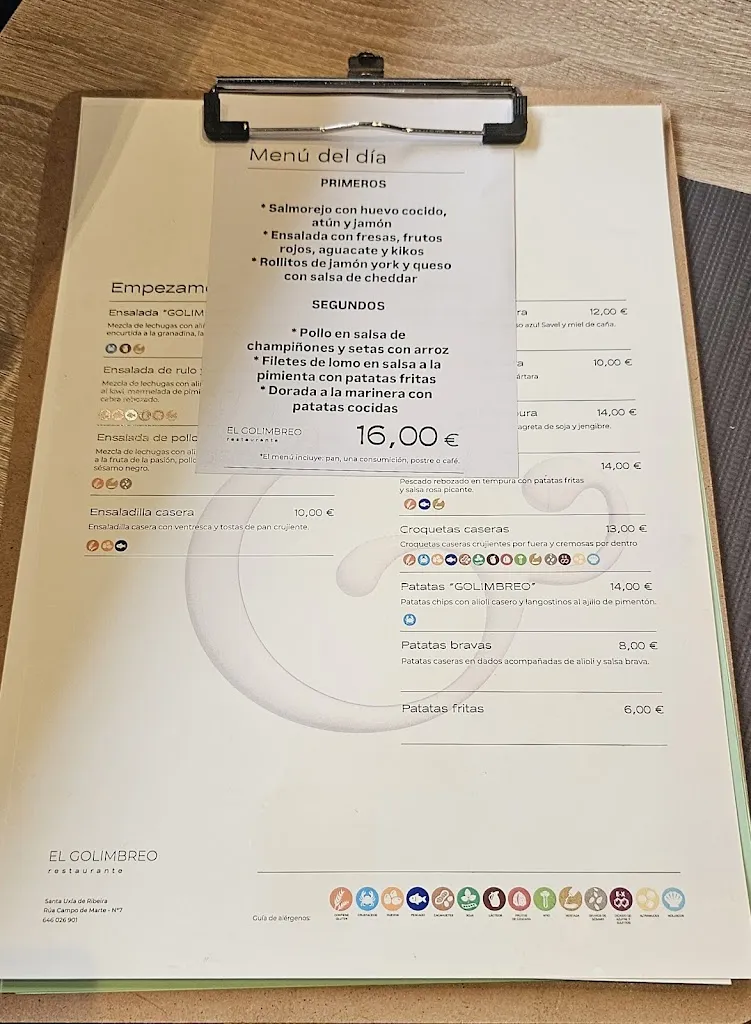 Menu_Restaurante El Golimbreo_Ribeira_image_1