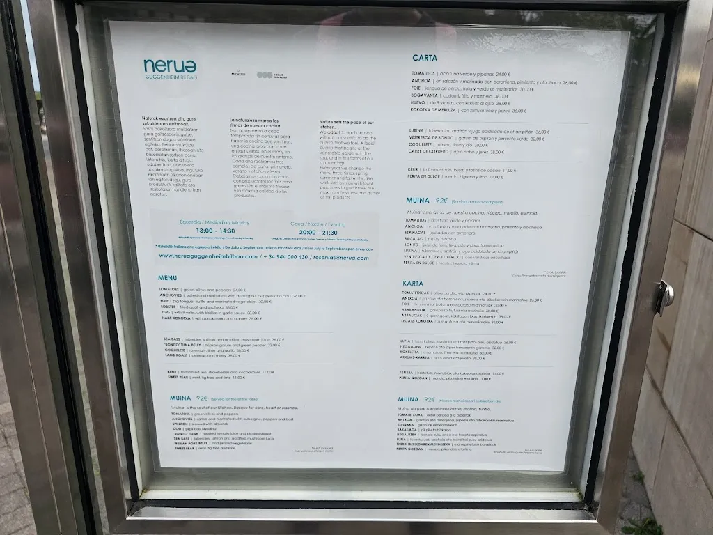 Menu_Nerua Guggenheim Bilbao_Bilbao_immagine_2