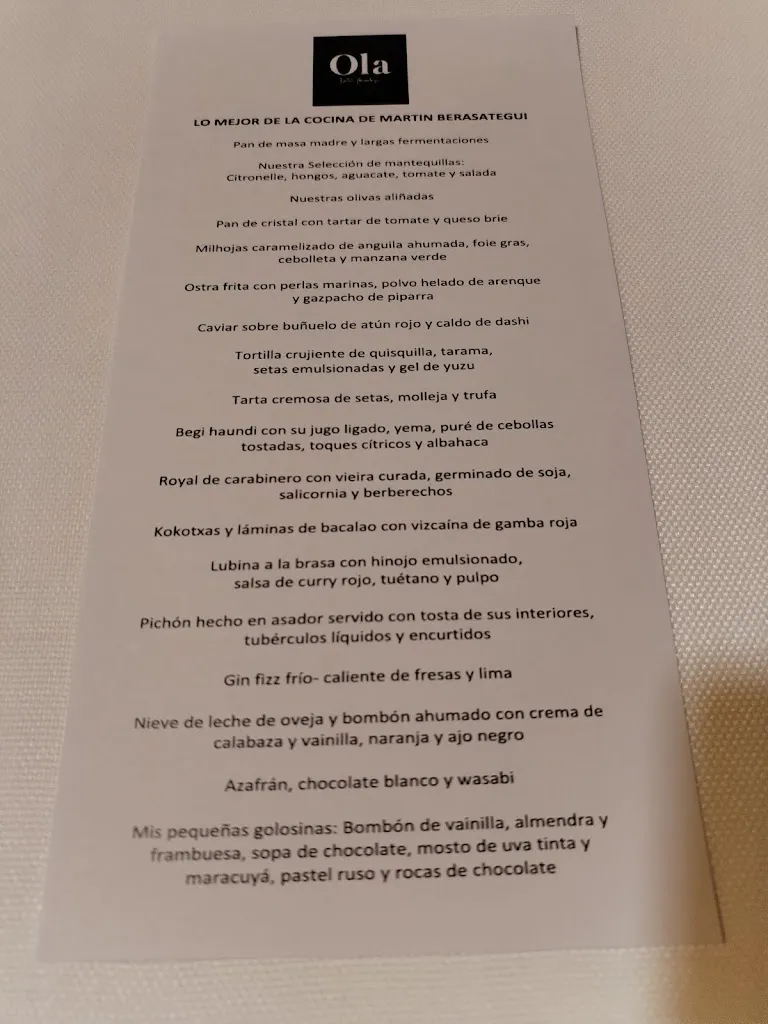 Menu_Ola Martin Berasategui_Bilbao_image_4